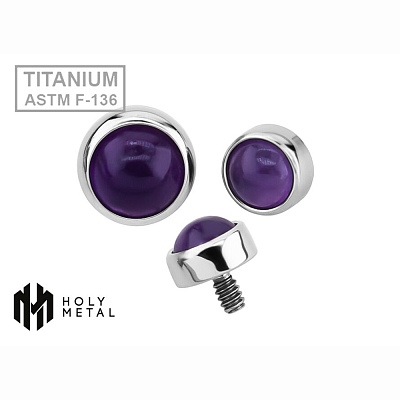 Накрутка Amethyst Stone 1.6 мм